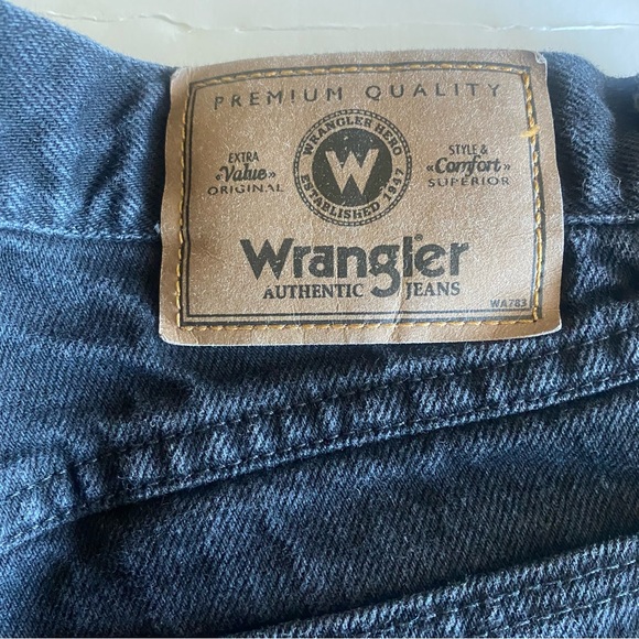 Vintage Wrangler Black Relaxed Fit High-Rise Mom Jeans 30 x 32 - Picture 5 of 10